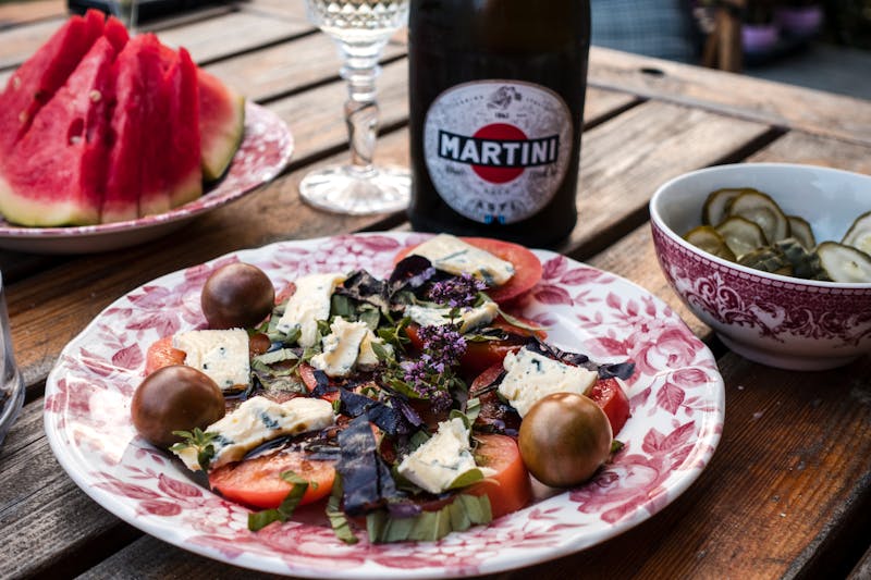 Watermelon Arugula Salad — summer salad with feta at Pizzana